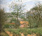 Camille Pissarro Hut villages Germany oil painting artist